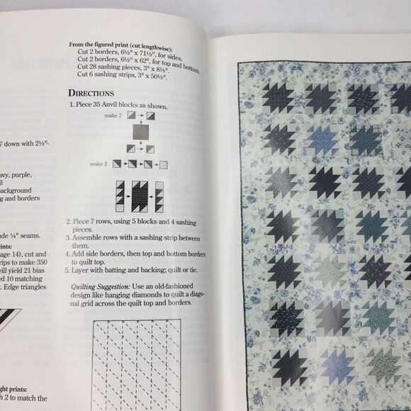 Vintage 1991 Rotary Riot 40 Fast Fabulous Quilts Judy Hopkins Nancy J Martin - Picture 3 of 12